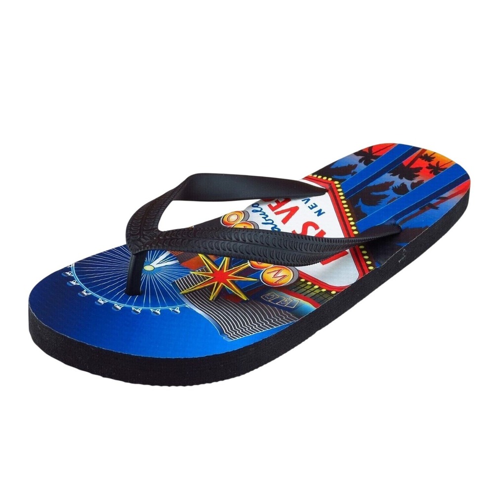 Las Vegas Size‎ 7-8 M Women Sandal Flip Flop Multicolor Synthetic